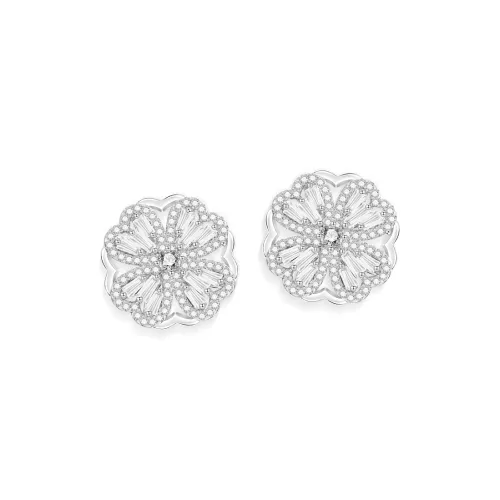 Disney Alloy Stud Earrings Женские Серебряные