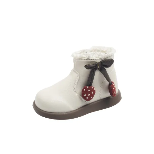 TLIT Детские кожаные сапоги MID Топ Бежевый KIDS