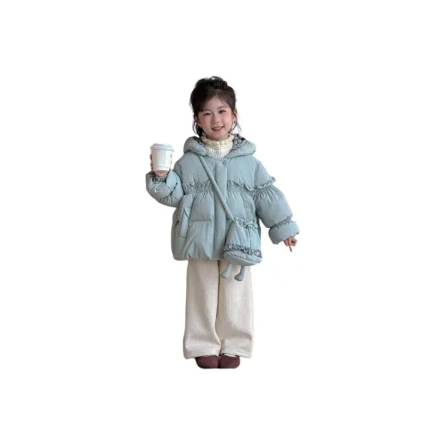 M JBABY Светло-Синий KIDS Пуховики