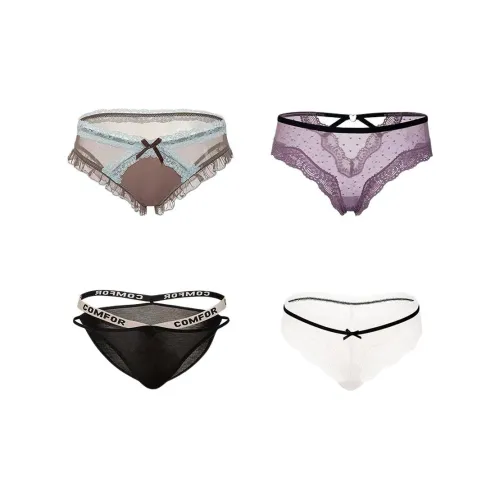 MIIOW Матовый Пламя Фиолетовый Женские Трусики-бикини