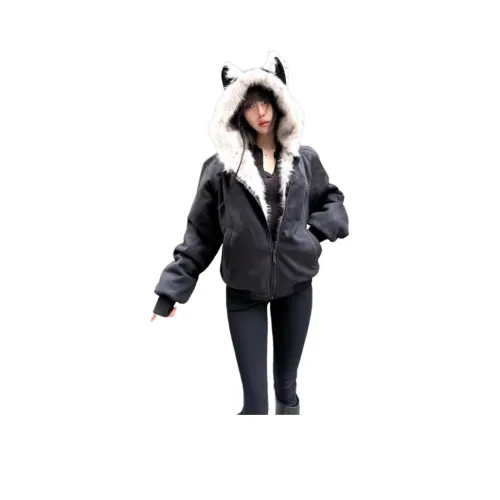 ZOTRANS Черный Женские пуховики