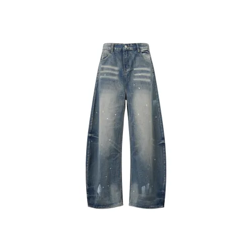 MARK WAFFLE Blue Women's Jeans MARK WAFFLE Синий Женские Джинсы