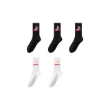 [5 пар] Черный + Черный + Черный + Белый + Белый