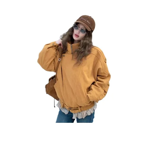 NANING 9 Оранжевый Женский Пуховик