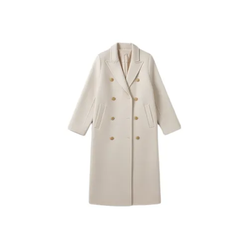 TOUCH MISS Белый Овсяной Женский Пальто