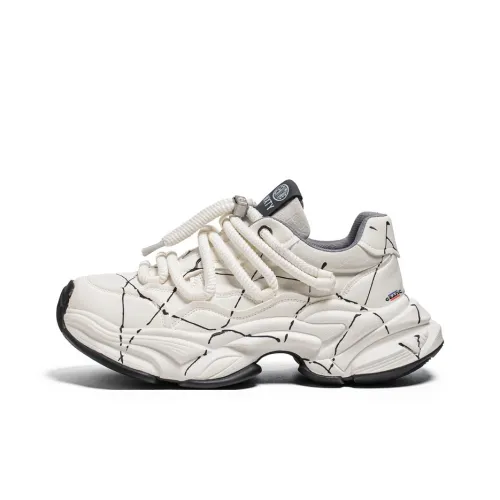 GEANC Низкий топ толстая подошва кроссовки мужские