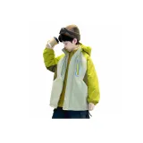 Жёлтый, зелёный, утеплённый, 3-в-1