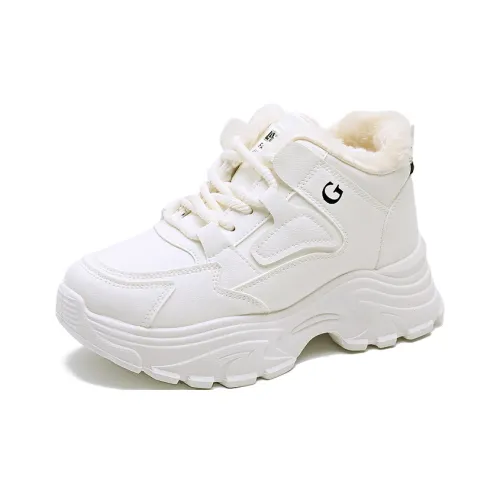 LUTAI Низкий топ толстая подошва кроссовки женские