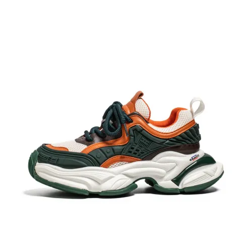 GEANC Низкие кеды с толстой подошвой Мужские