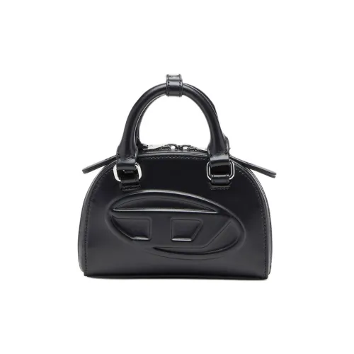 DIESEL Коровья кожа Одно плечо Сумка Мини Женская Черная