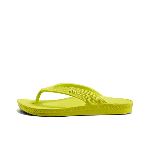 REEF Устойчивые к истиранию противоскользящие шлепанцы женские желтые