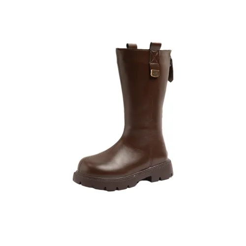 TLIT Высокие кожаные сапоги для малышей