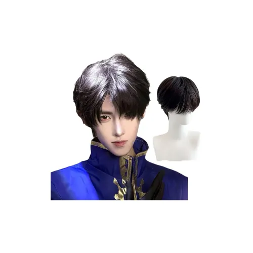 BEIQING Дифференциальный Stray COVER Короткая мужская парик Высокотемпературная пряжа