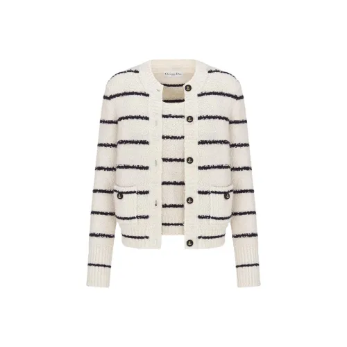 DIOR Экрю Женские Свитера