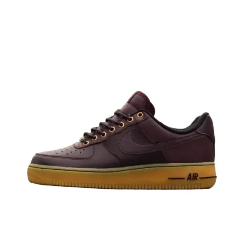 Nike Air Force 1 Термостойкий Slip-Resistant Низкий Топ Скейтбординг Кроссовки Мужские Коричневые