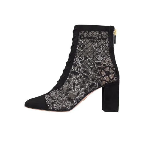 DIOR Naughtily D Ботильоны 8 см Женские Черный