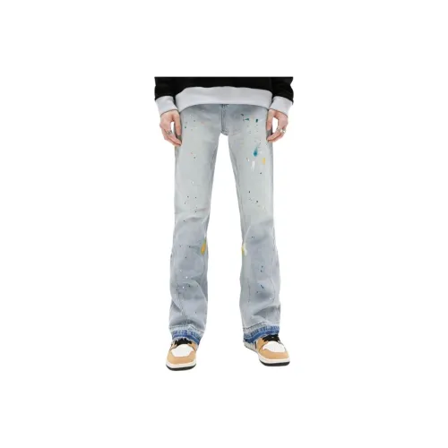 NRXX Светло-синие унисекс джинсы