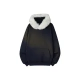 Темно-синий (Белый мех)