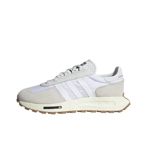 Adidas Originals Retropy E5 Устойчивый к истиранию Дышащий Низкий Топ Boost Беговые кроссовки Унисекс Белый Серый
