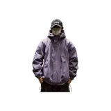 Фиолетовый зимний хлопковый пуховик