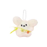 Желтая лента, цветочный дизайн, брелок в виде кролика, пилотный стиль