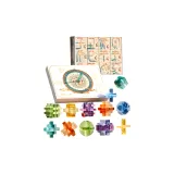 Стиль B Китайская глазурь Lu Ban Замковая 12 предметов Набор [Премиум коробка упаковка]