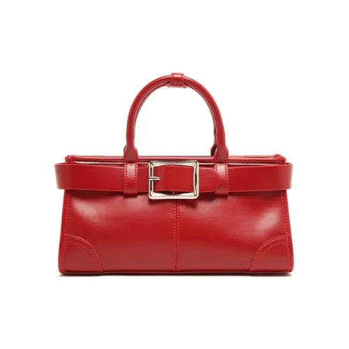 MICOCAH ПУ (полиуретан) с полиэстером и хлопком сумка обычный женский горячий красный молочный кофейный белый