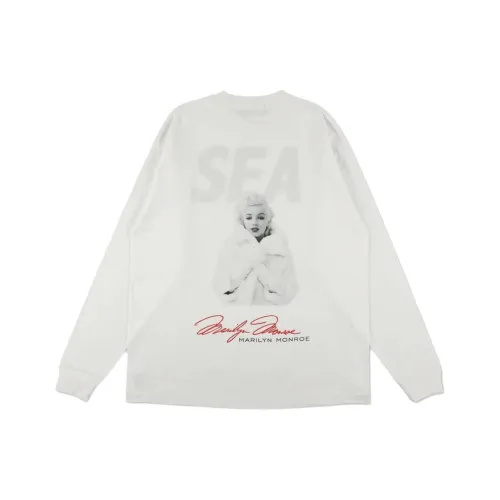 WIND AND SEA совместное издание Marilyn Monroe Коллаборация Fw25 T-рубашка Унисекс