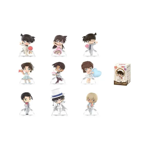 POP MART Коллаборация Edición Коллекция Празднования юбилея Detective Conan Case CLOSED Слепые коробки