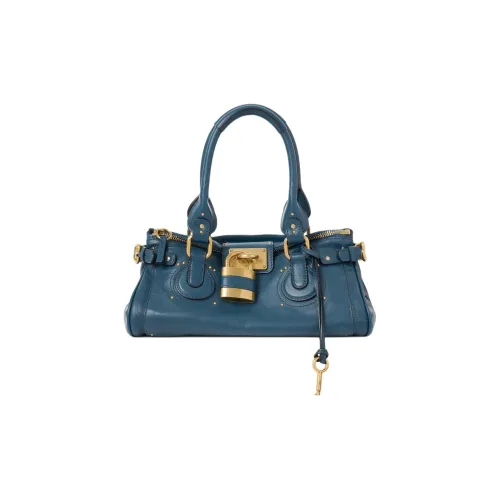 Chloe Коровья кожа Сумка Женские TAPESTRY Синий