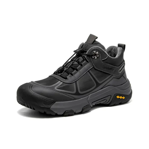 Spider King High Топ Беговые кроссовки Мужской Серый