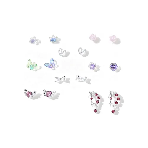 FENGQIYUAN Сплав Серьги-гвоздики Женские