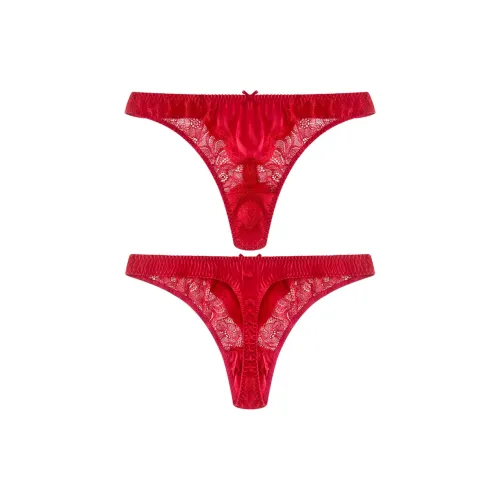 LOUGHNEA Настоящий красный Женские трусики-бикини