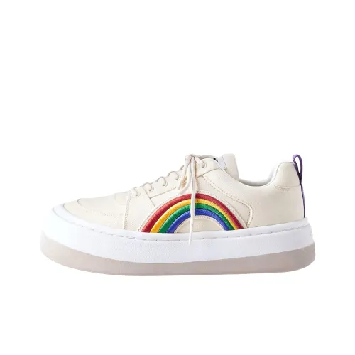 EYTYS Sonic Low Top Холст Скейтборд Кроссовки Унисекс Кремово-Белый