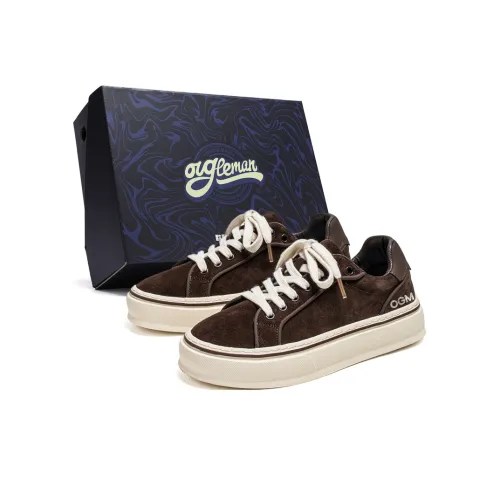 OUGLEMEN Обувь Износостойкая и Противоскользящая Низкие Кроссовки для Скейтбординга Мужские