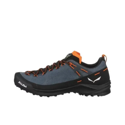 SALEWA WILDFIRE Амортизация Износостойкая Низкая Обувь для скалолазания Мужская Синяя Черная