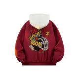 Бордовый (1099 Термический хлопковый пуховик)