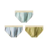 [100% cotton, Breathable] Изумрудно-синий + Светло-синий + Травяной желтый (3 упаковки)