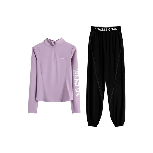 Фитнес комплект удобный двухкомпонентный комплект для тенниса женский большой размер комплект для пилатеса и йоги Wear