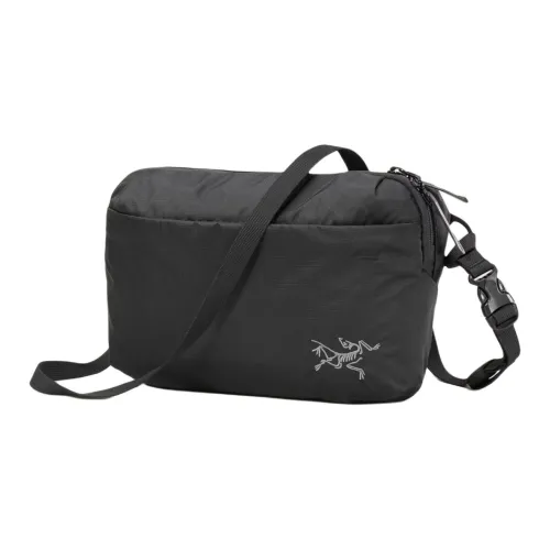 Arcteryx 6L Бананка Сумка через плечо Сумка для активного отдыха Нейлон Черный Унисекс