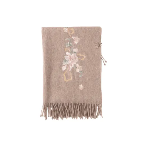 SHANGHAIGUSHI Овечья шерсть Палантины Женские