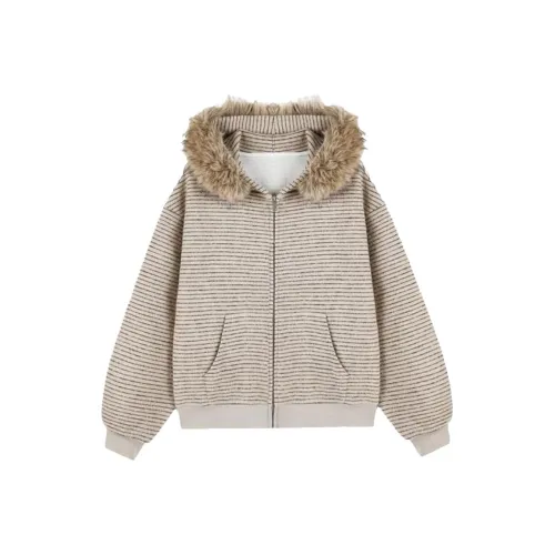 Cotton Gene Абрикос [С флисовой подкладкой] Женские Свитшоты