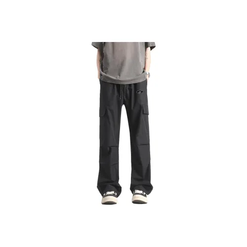 LQMVB Черные флисовые унисекс повседневные штаны