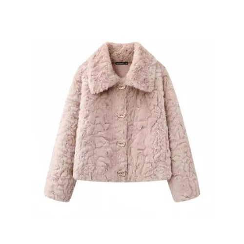 ONE PASS STUDIO Velvet Feel Пальто Женское