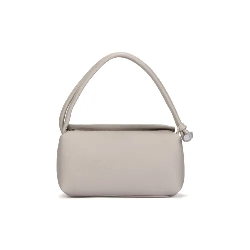 LONGCHAMP Le Roseau Коровья кожа Сумка через плечо Средняя Женская Бумажно-белая