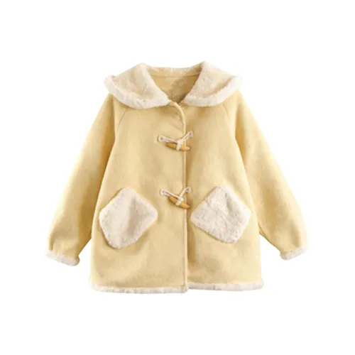 IUNOP Желтый Женские Бархатные Куртки