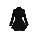 Черный укороченный