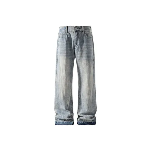 NRXX Blue Unisex Jeans NRXX Синий Унисекс Джинсы