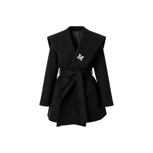 COVER TIME Черное Женское Пальто