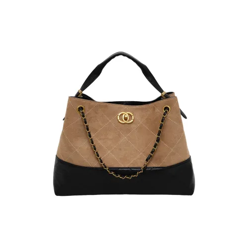 DANCANG ПУ (полиуретан) Сумка Стандартная Женская Хаки Черная